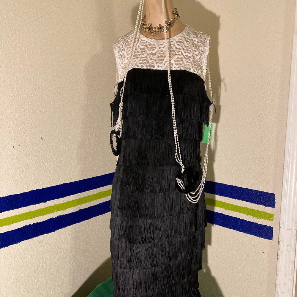 Vintage flapper dress sz 12